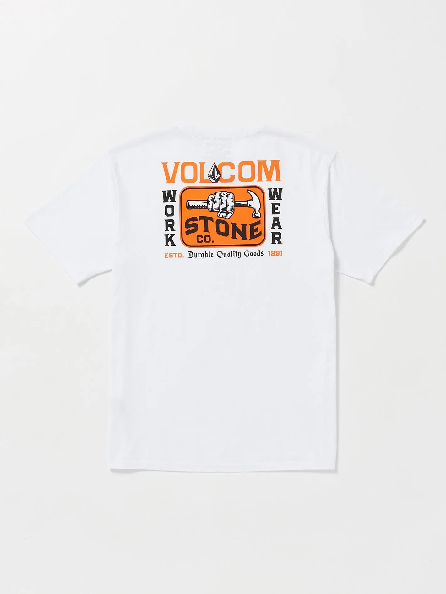 Volcom Workwear Nailed Short Sleeve Tee - White sold by Volcom product image thumbnail 4