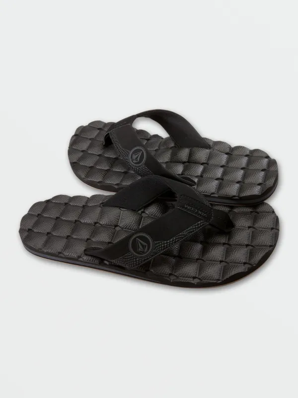 Recliner Sandals - Black Destructo sold by Volcom