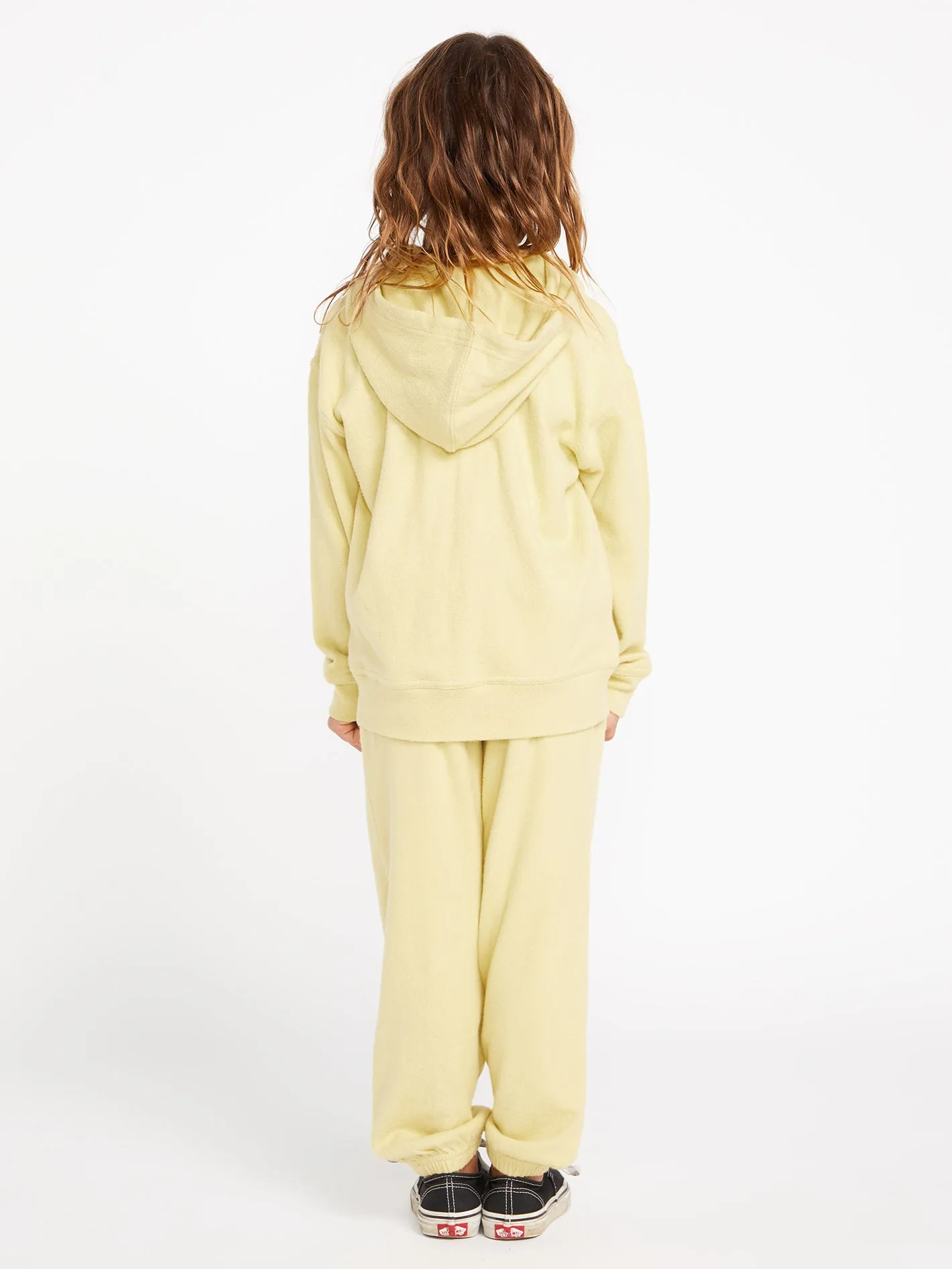 Girls Lived in Lounge Zip Fleece Jacket - Citron sold by Volcom product image thumbnail 5