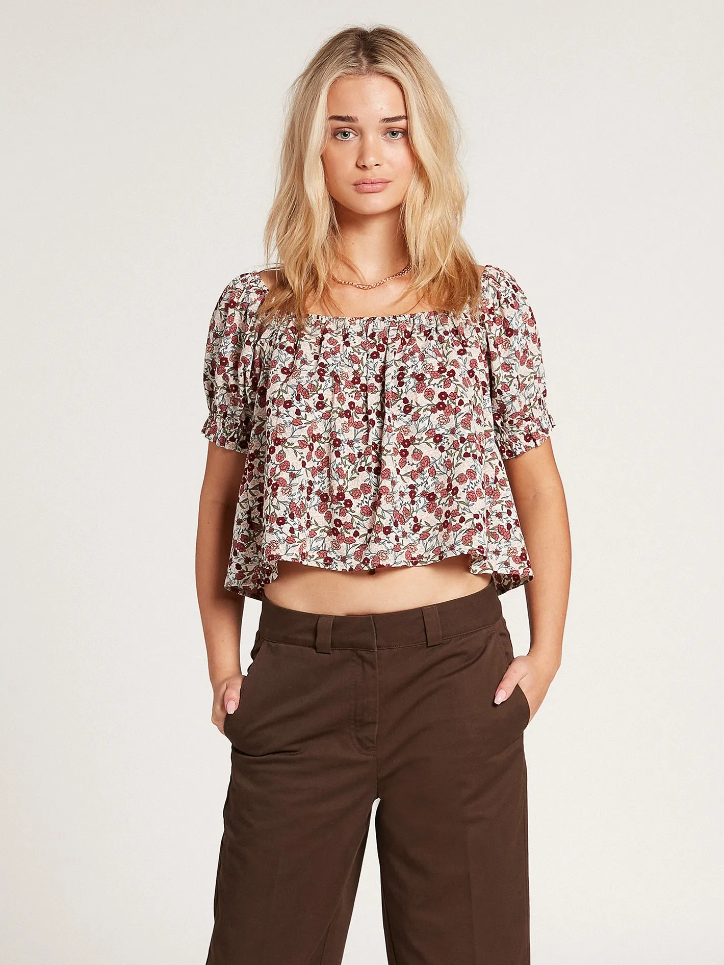Flower Trip Floral Short Sleeve Shirt - Multi sold by Volcom
