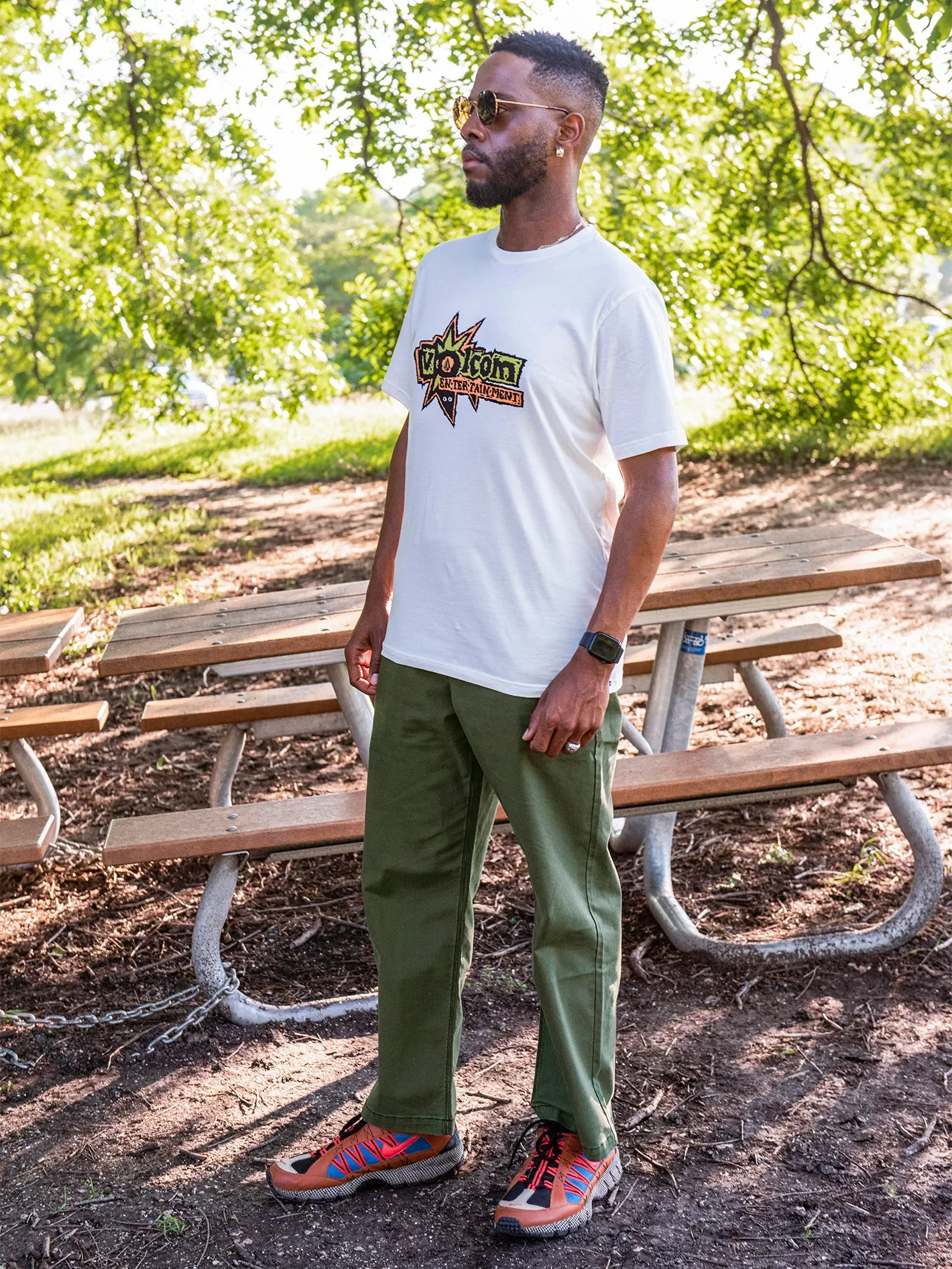 Volcom Entertainment Fat Tony Short Sleeve Tee - Off White sold by Volcom product image thumbnail 3