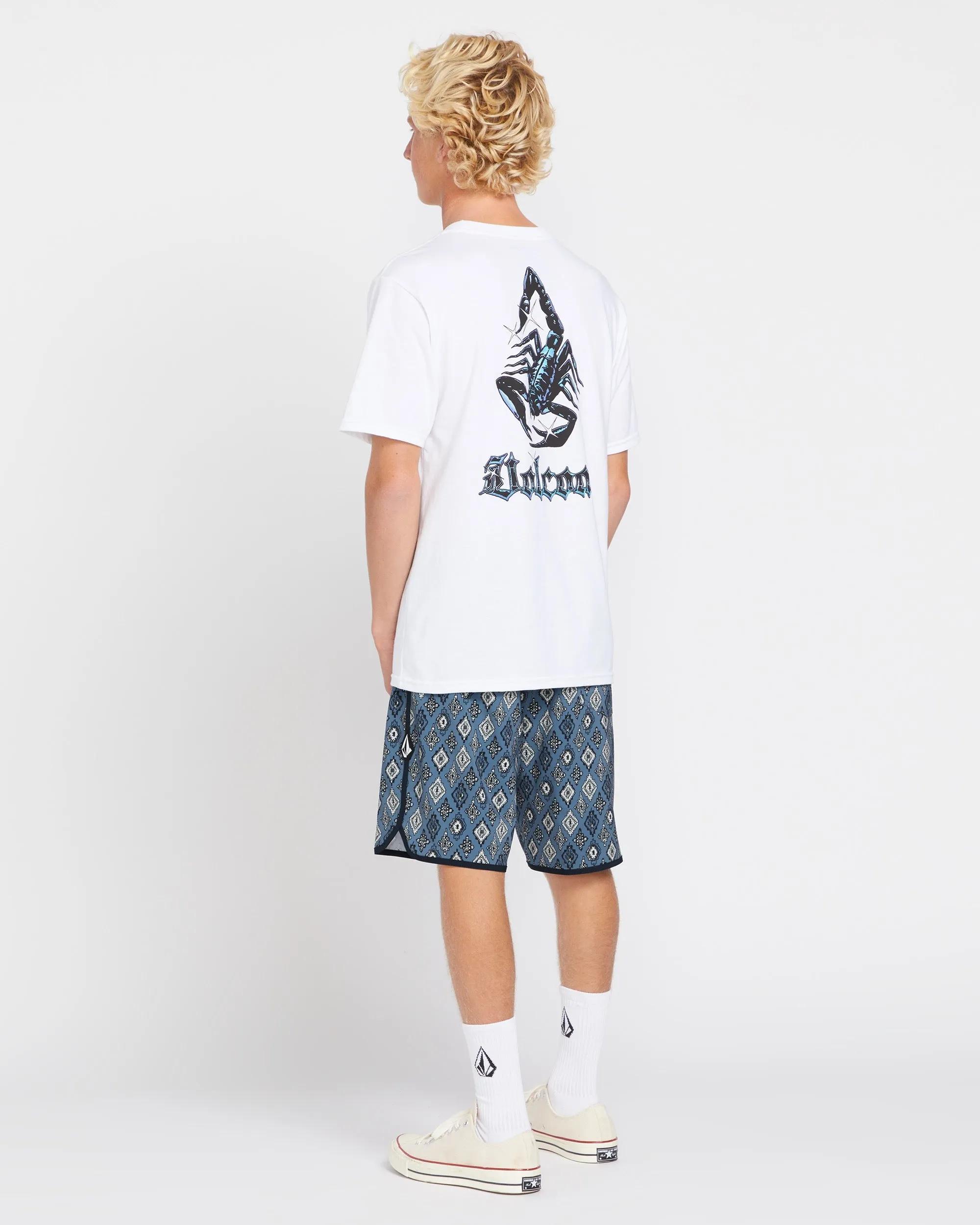Blazing Venom Short Sleeve Tee - White sold by Volcom product image thumbnail 4