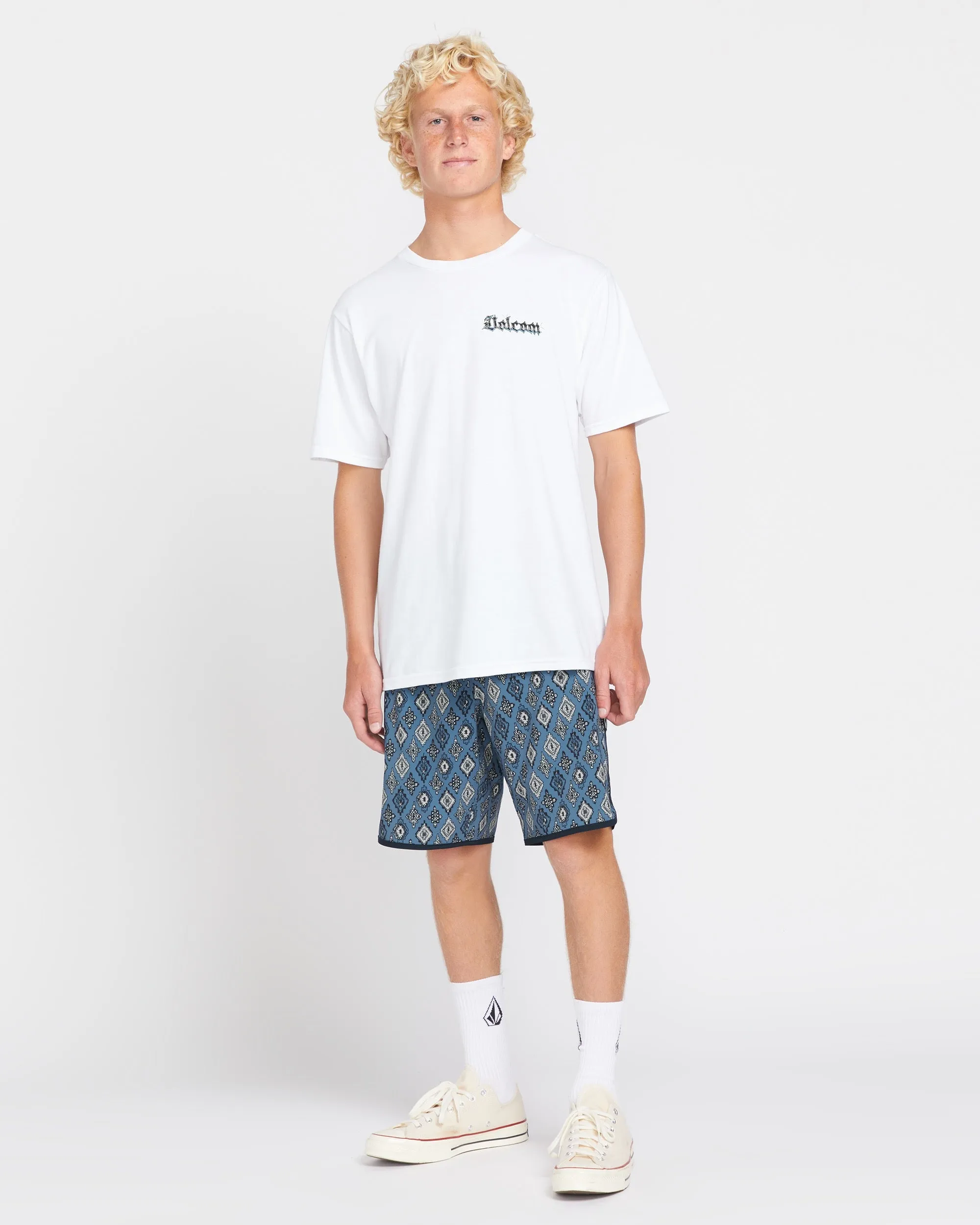 Blazing Venom Short Sleeve Tee - White sold by Volcom product image thumbnail 5