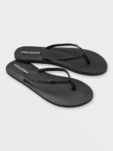 Forever Braided Sandal - Black Out sold by Volcom