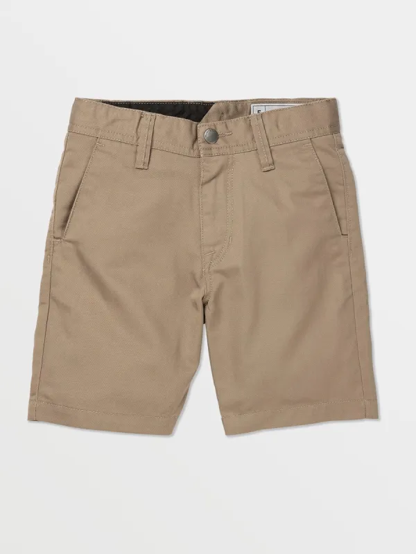 Little Boys Frickin Chino Shorts - Khaki sold by Volcom