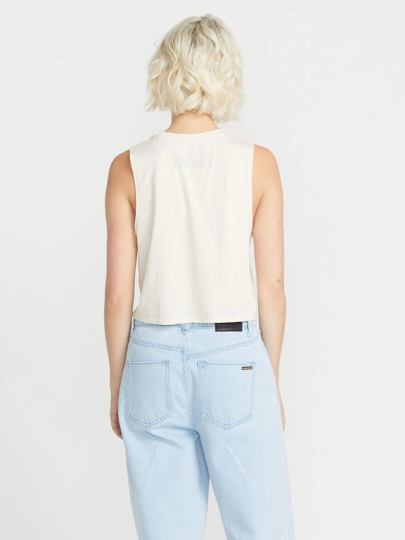 Stone Hour Crop Tank - Cloud sold by Volcom product image thumbnail 2