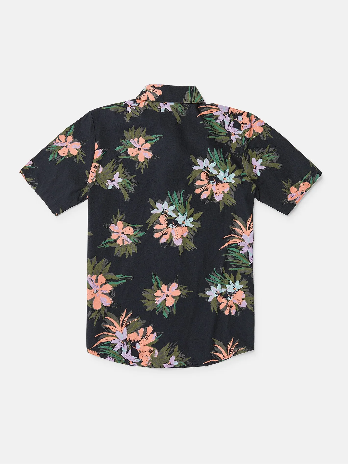 Big Boys Warbler Short Sleeve Shirt - Black Floral Print 3 sold by Volcom product image thumbnail 2