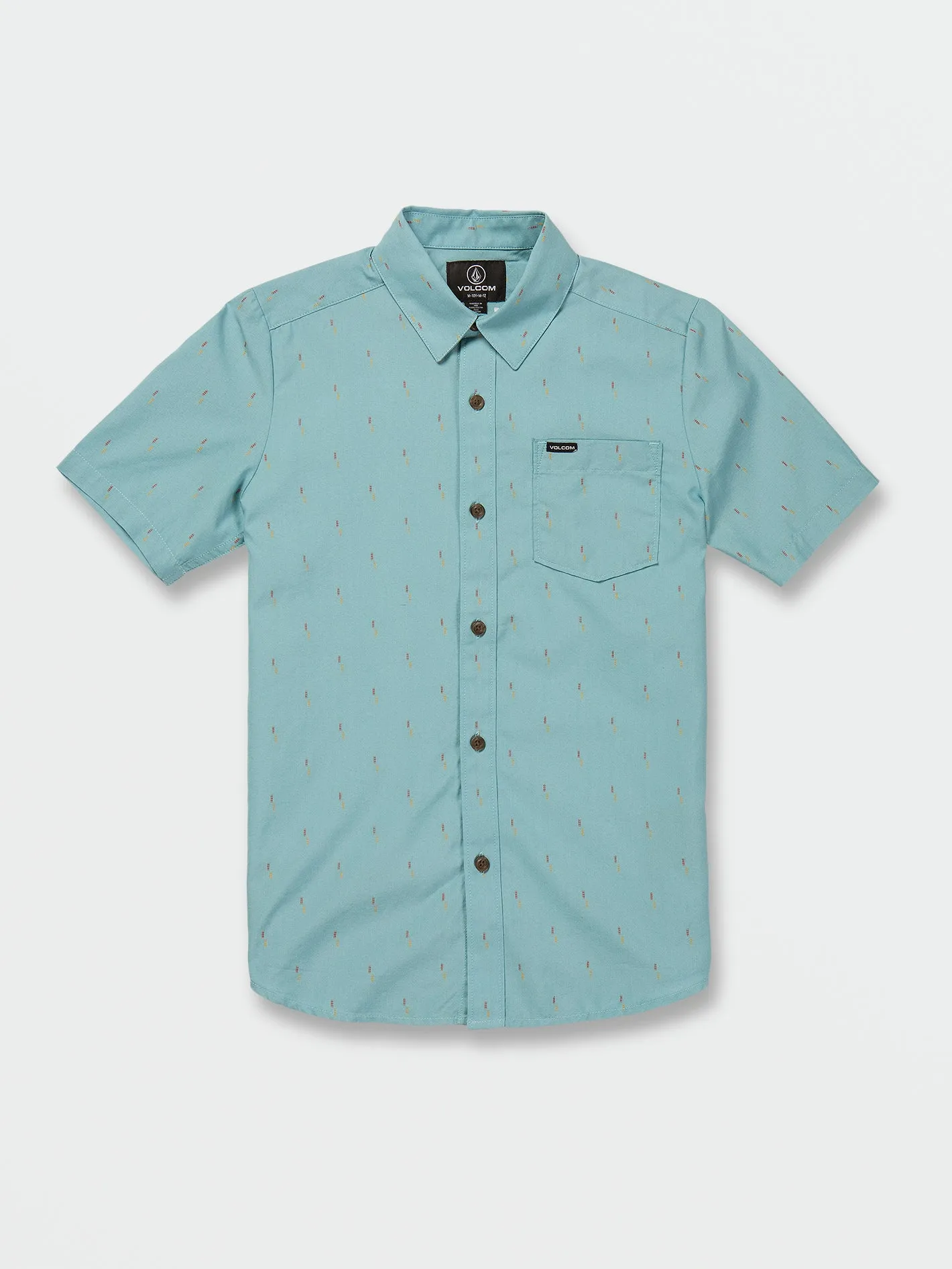 Big Boys Graffen Short Sleeve Shirt - Cali Blue Heather sold by Volcom product image thumbnail 4