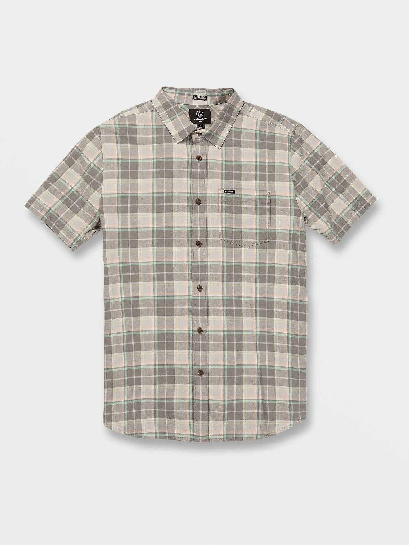 Benson Short Sleeve Shirt - Moonbeam sold by Volcom product image thumbnail 4