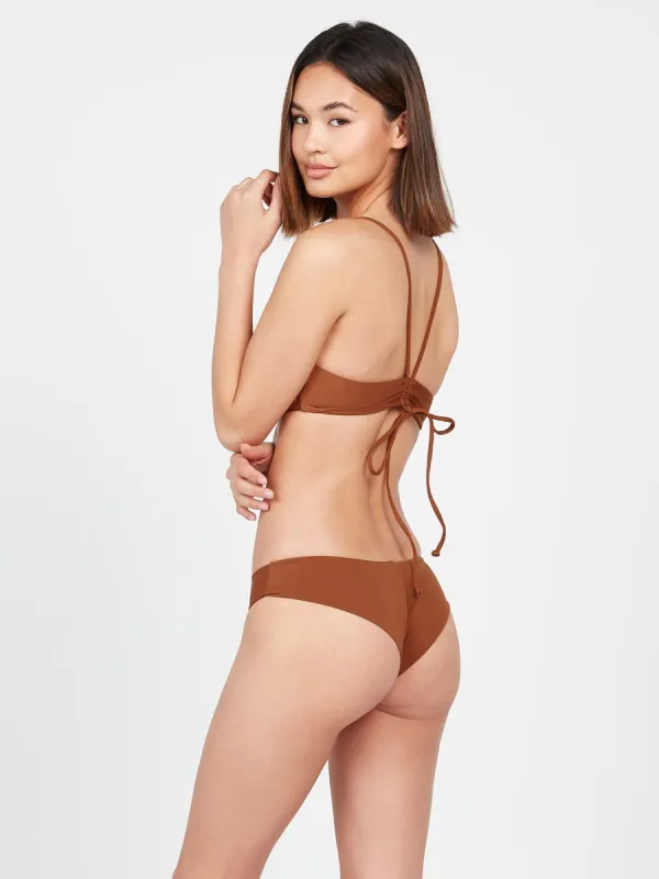 Simply Seamless Cheekini Bikini Bottom - Dark Clay sold by Volcom