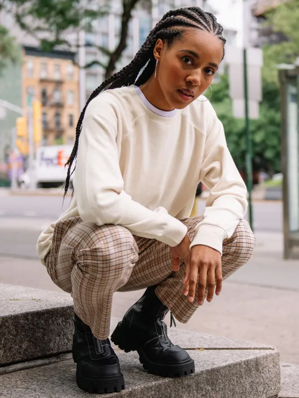 Lived In Lounge Fleece Sweatshirt - Sand sold by Volcom