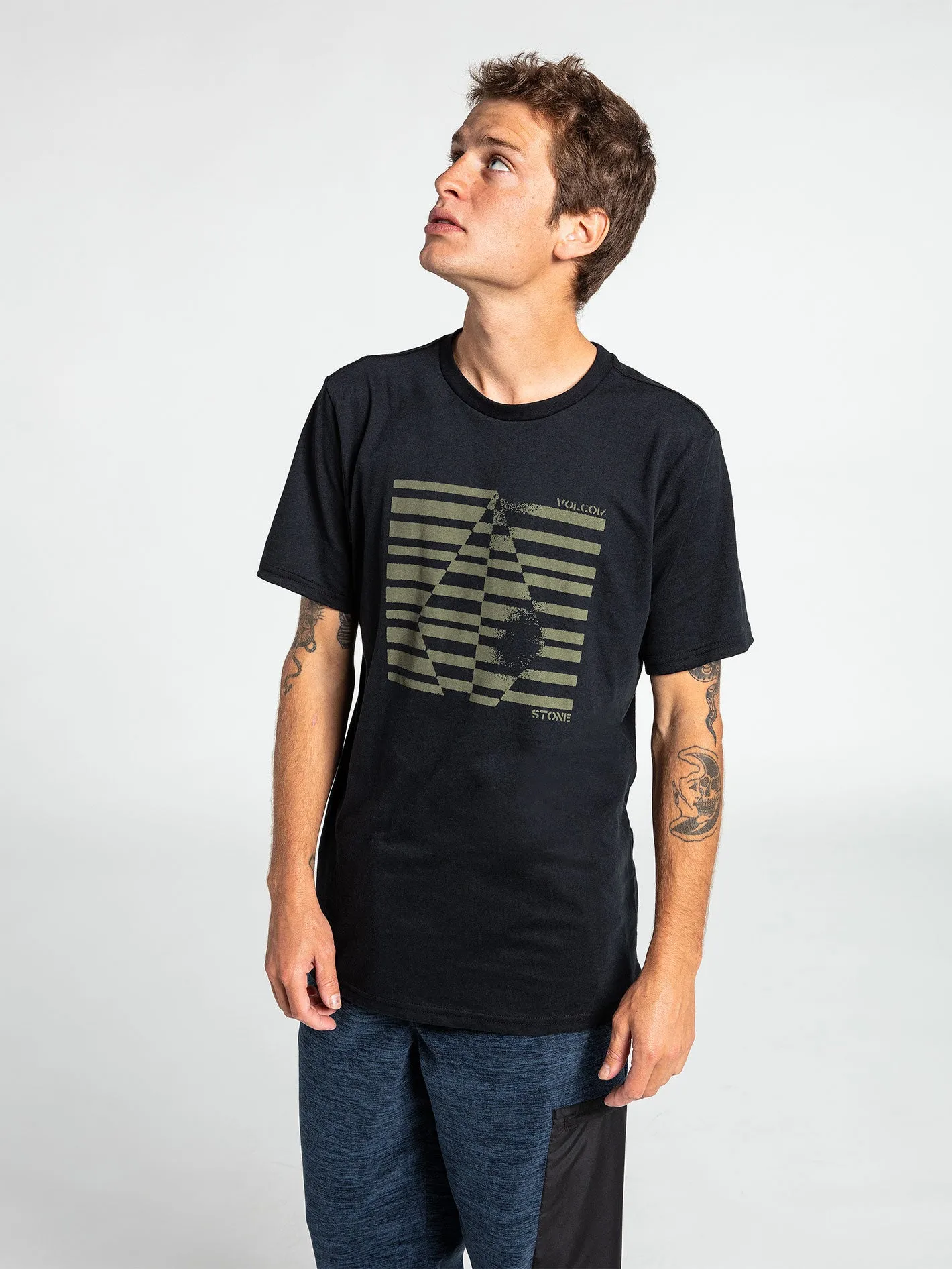 Fifty50 Stone Short Sleeve Tee - Black sold by Volcom