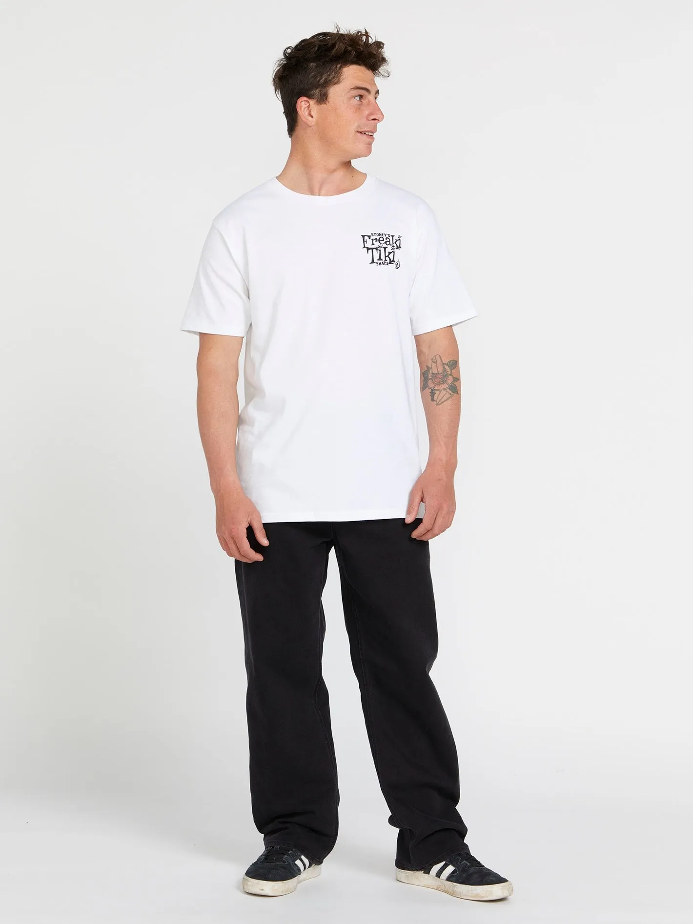 Freaki Tiki Short Sleeve Tee - White sold by Volcom product image thumbnail 3
