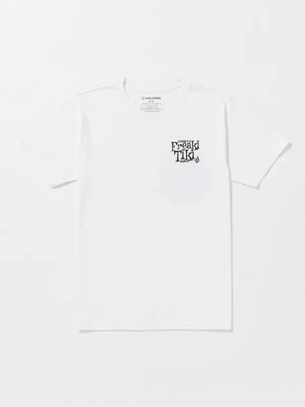 Freaki Tiki Short Sleeve Tee - White sold by Volcom
