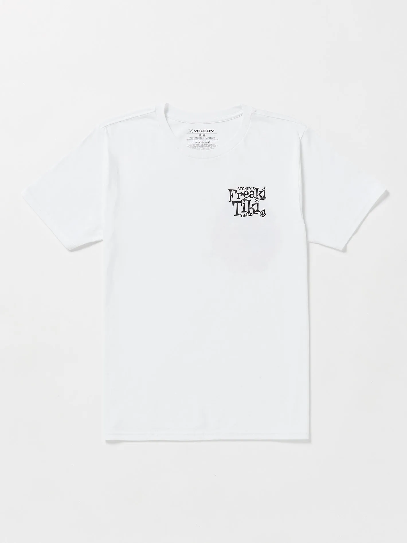 Freaki Tiki Short Sleeve Tee - White sold by Volcom