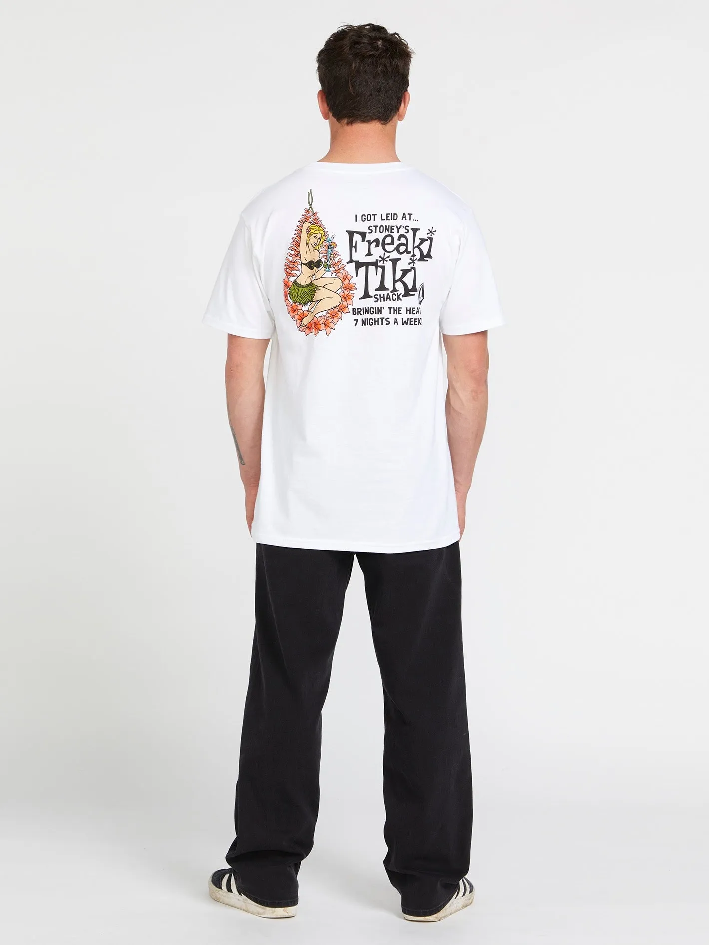 Freaki Tiki Short Sleeve Tee - White sold by Volcom product image thumbnail 4