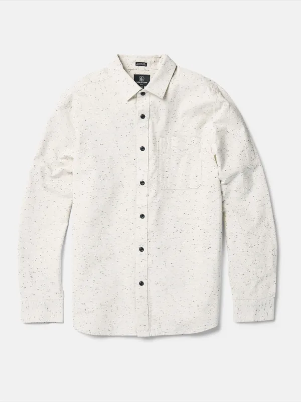 Date Knight Long Sleeve Shirt - Off White sold by Volcom
