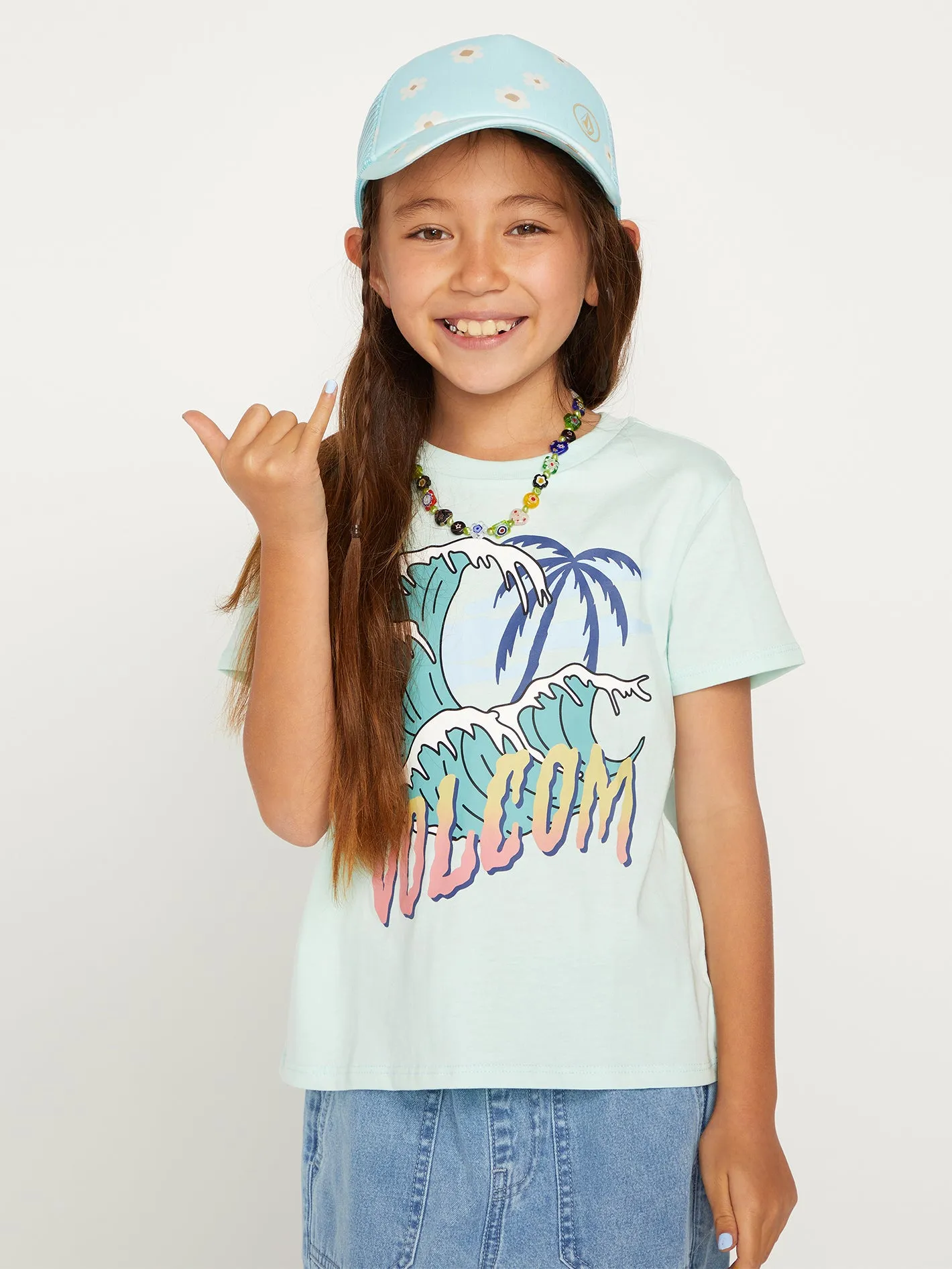 Girls Last Party Tee - Pale Aqua sold by Volcom product image thumbnail 3