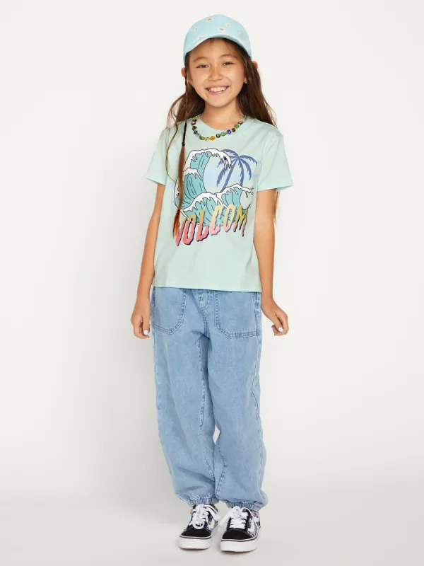Girls Last Party Tee - Pale Aqua sold by Volcom
