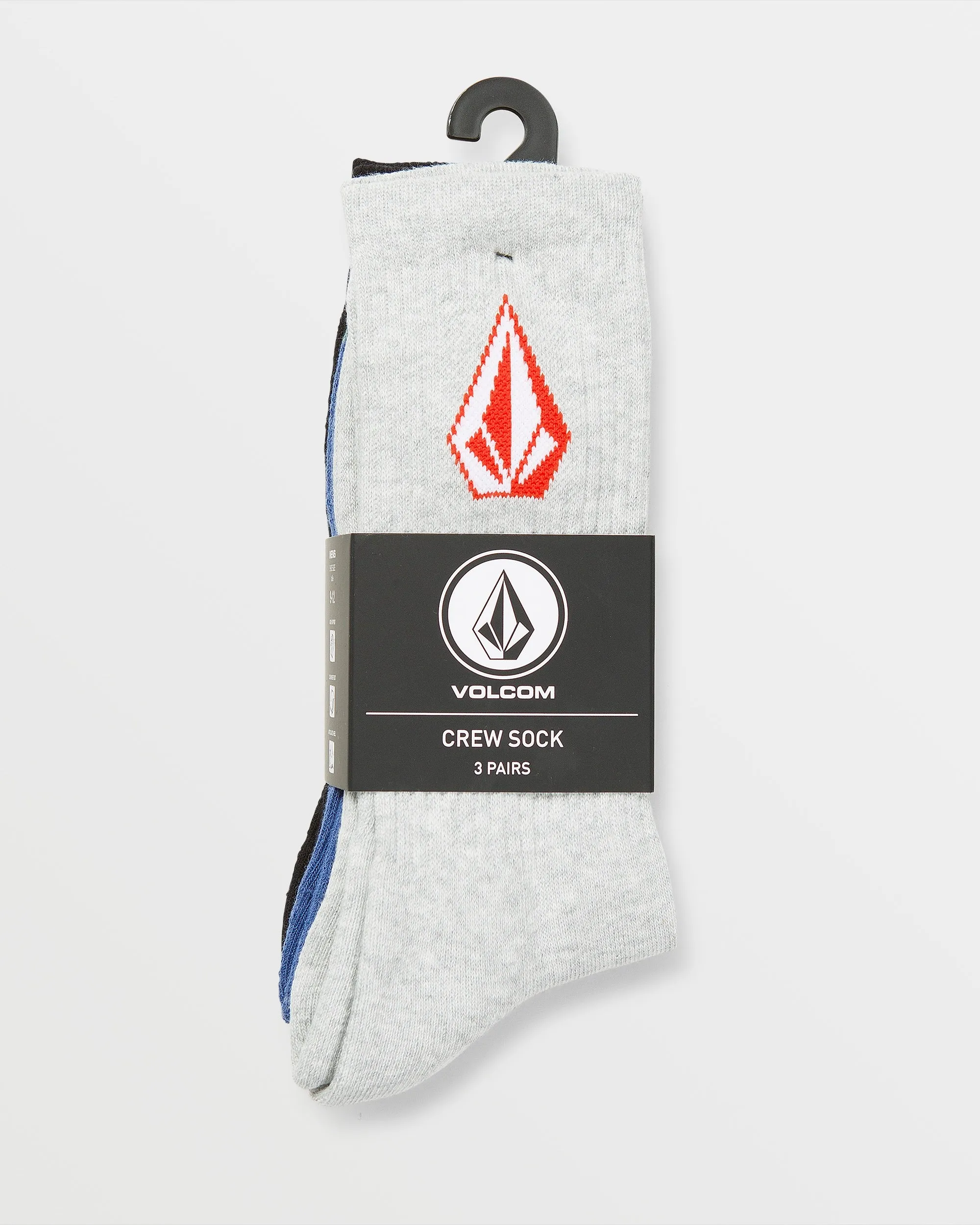 Full Stone 3 Pack Socks - Blueberry sold by Volcom product image thumbnail 2