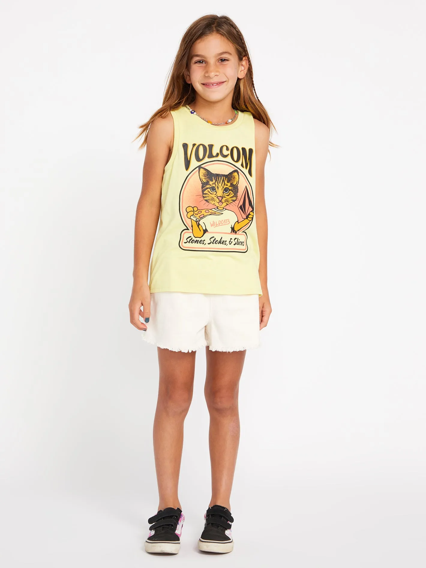 Girls Flexin Muscle Tank - Citron sold by Volcom product image thumbnail 2