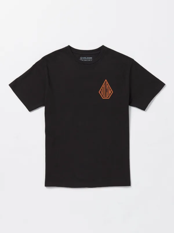 Little Boys Iron91 Short Sleeve Tee - Black sold by Volcom