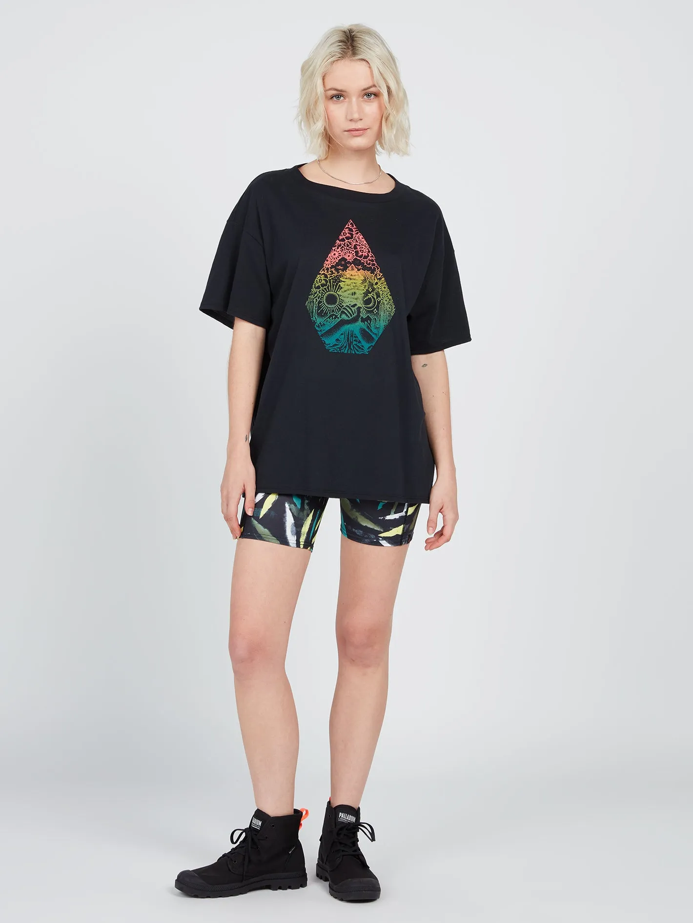 Stone Tech Short Sleeve Tee - Black Combo sold by Volcom product image thumbnail 4