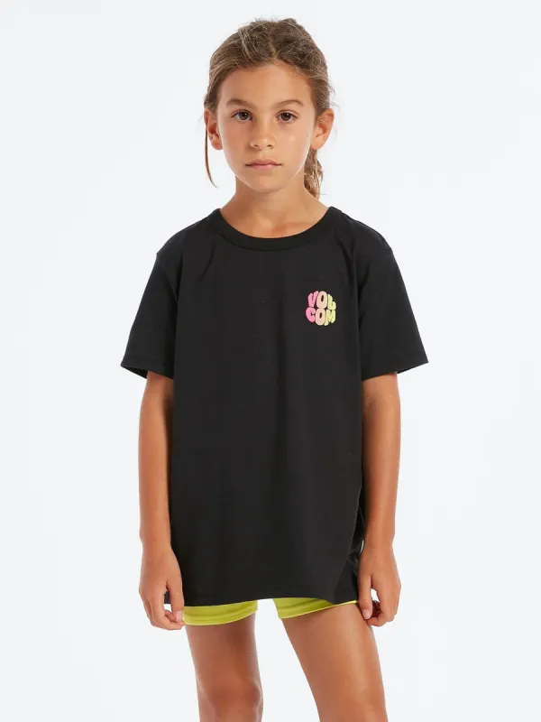 Girls Star Shields Tee - Black made by Volcom