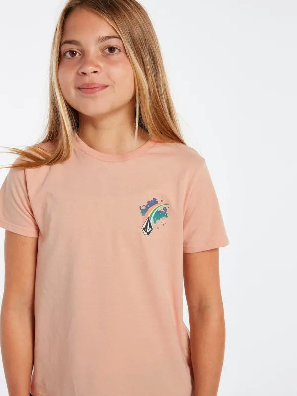 Girls Last Party Tee - Hazey Pink sold by Volcom