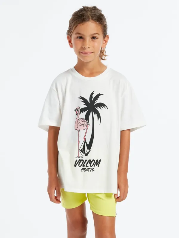 Girls Truly Stoked Boyfriend Tee - Star White sold by Volcom