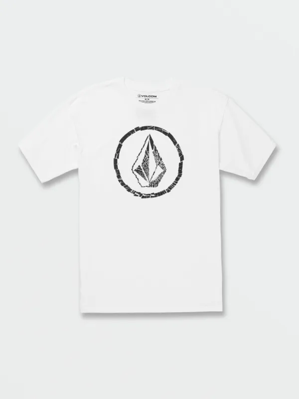 Circle Stones Short Sleeve Tee - White Combo sold by Volcom