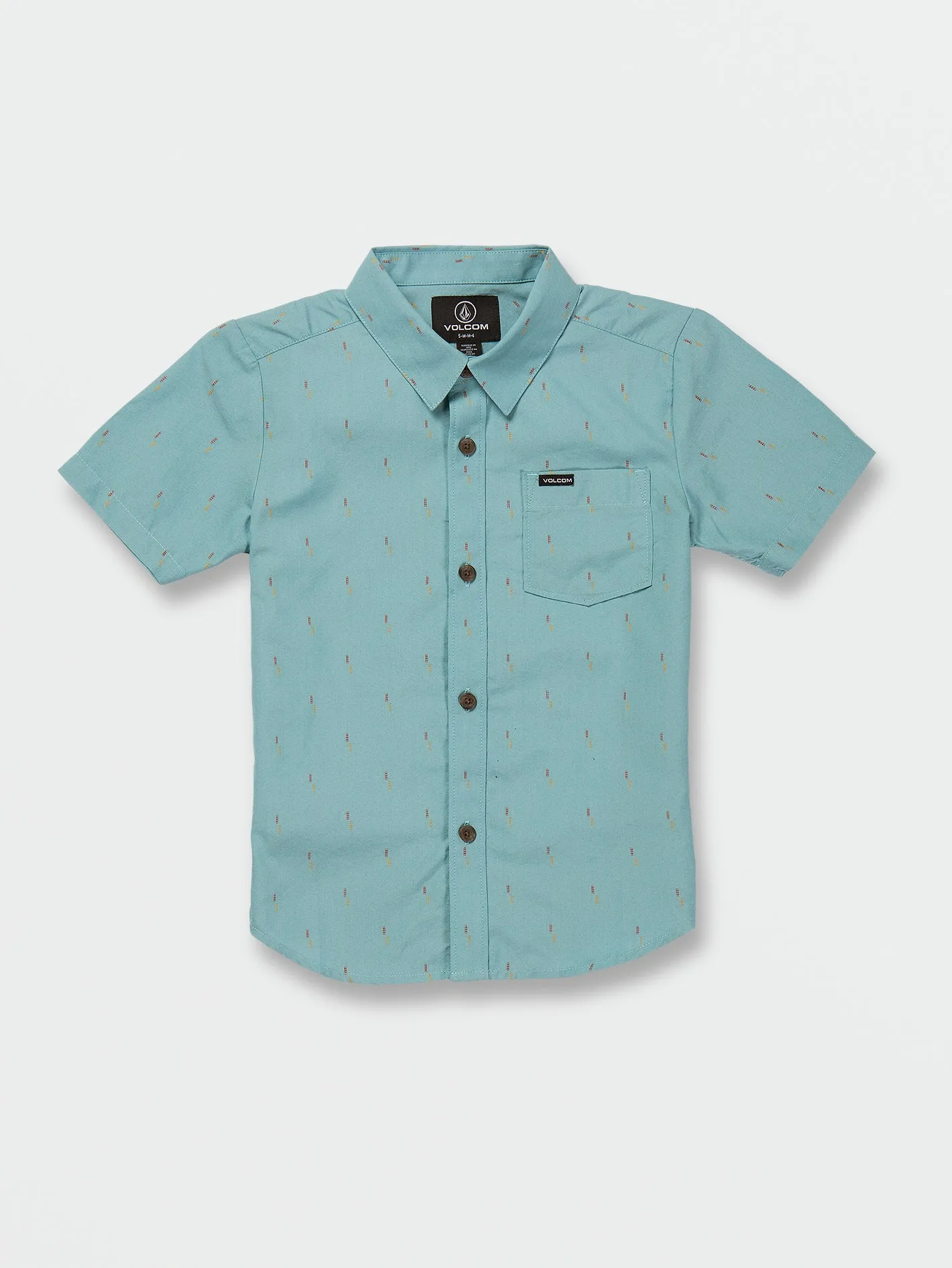 Little Boys Graffen Short Sleeve Shirt - Cali Blue Heather sold by Volcom