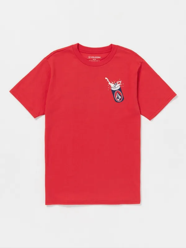 Ice Cold Stoke Short Sleeve Tee - Ribbon Red sold by Volcom