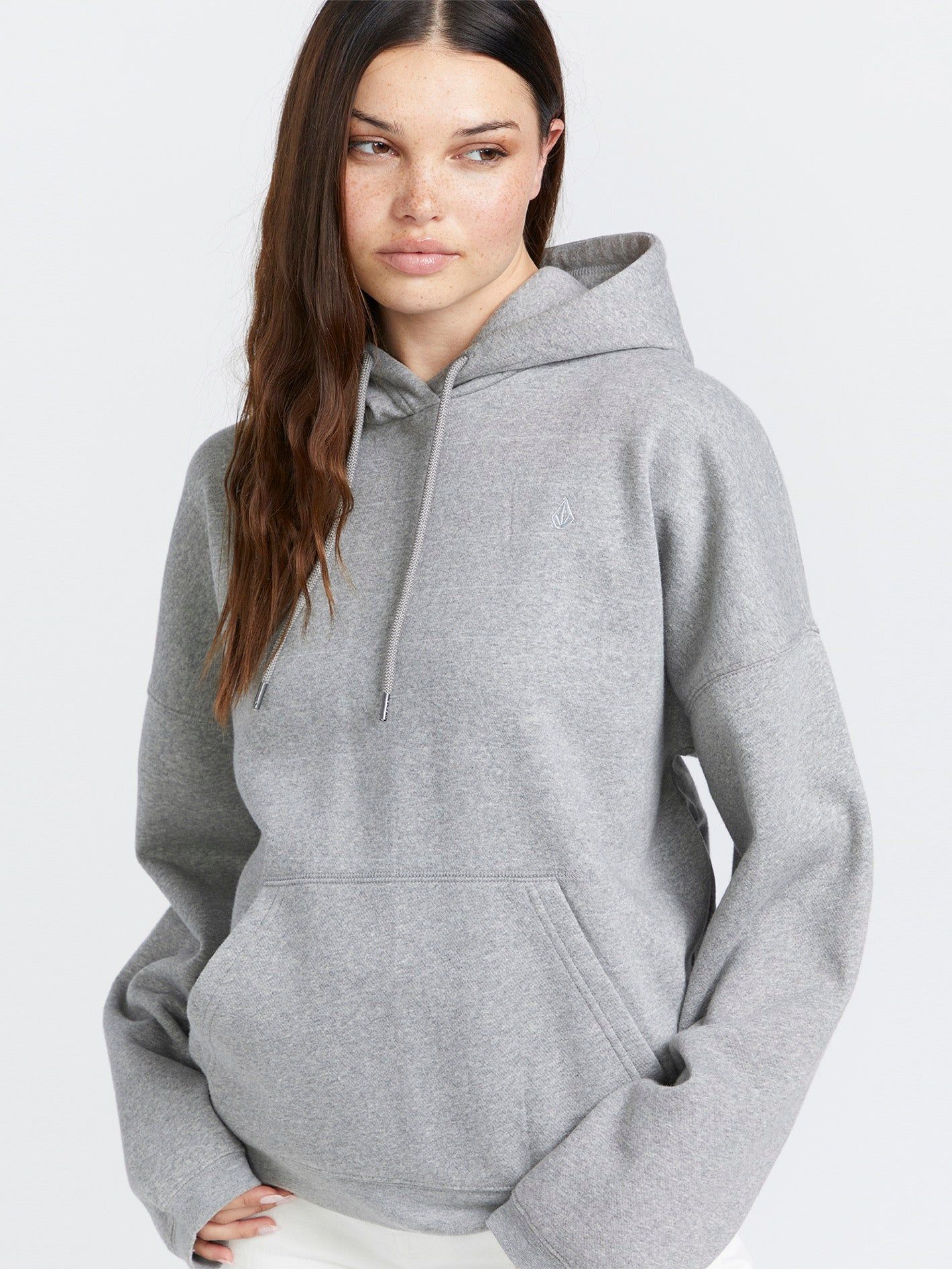 Stone Heart II Hoodie - Heather Grey sold by Volcom product image thumbnail 4
