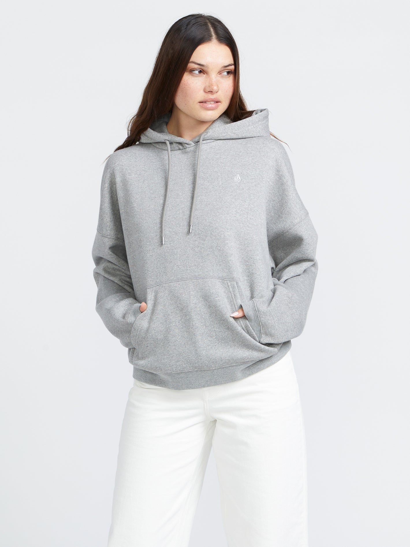 Stone Heart II Hoodie - Heather Grey sold by Volcom