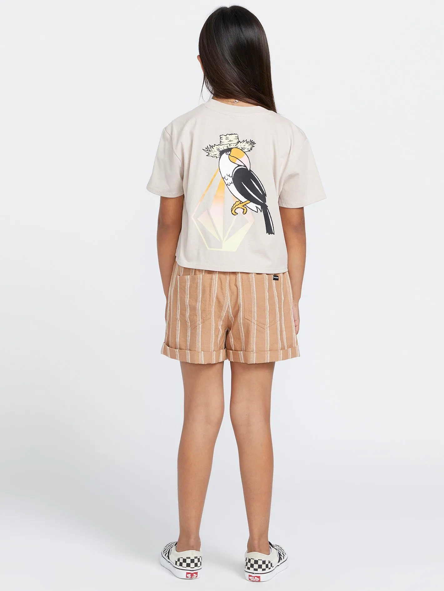 Girls Pocket Dial Tee - Mushroom sold by Volcom product image thumbnail 5
