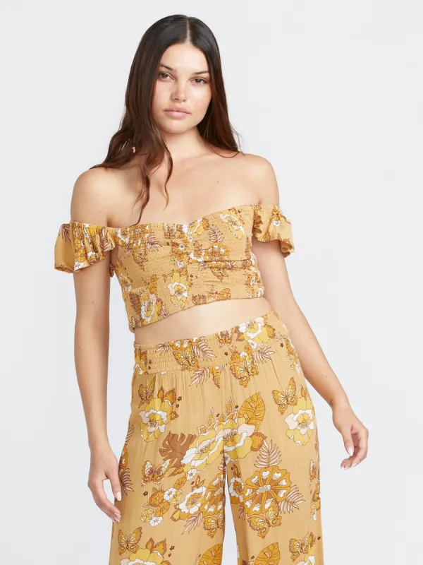 Sun Keep Cami Tank - Tropic Yellow sold by Volcom