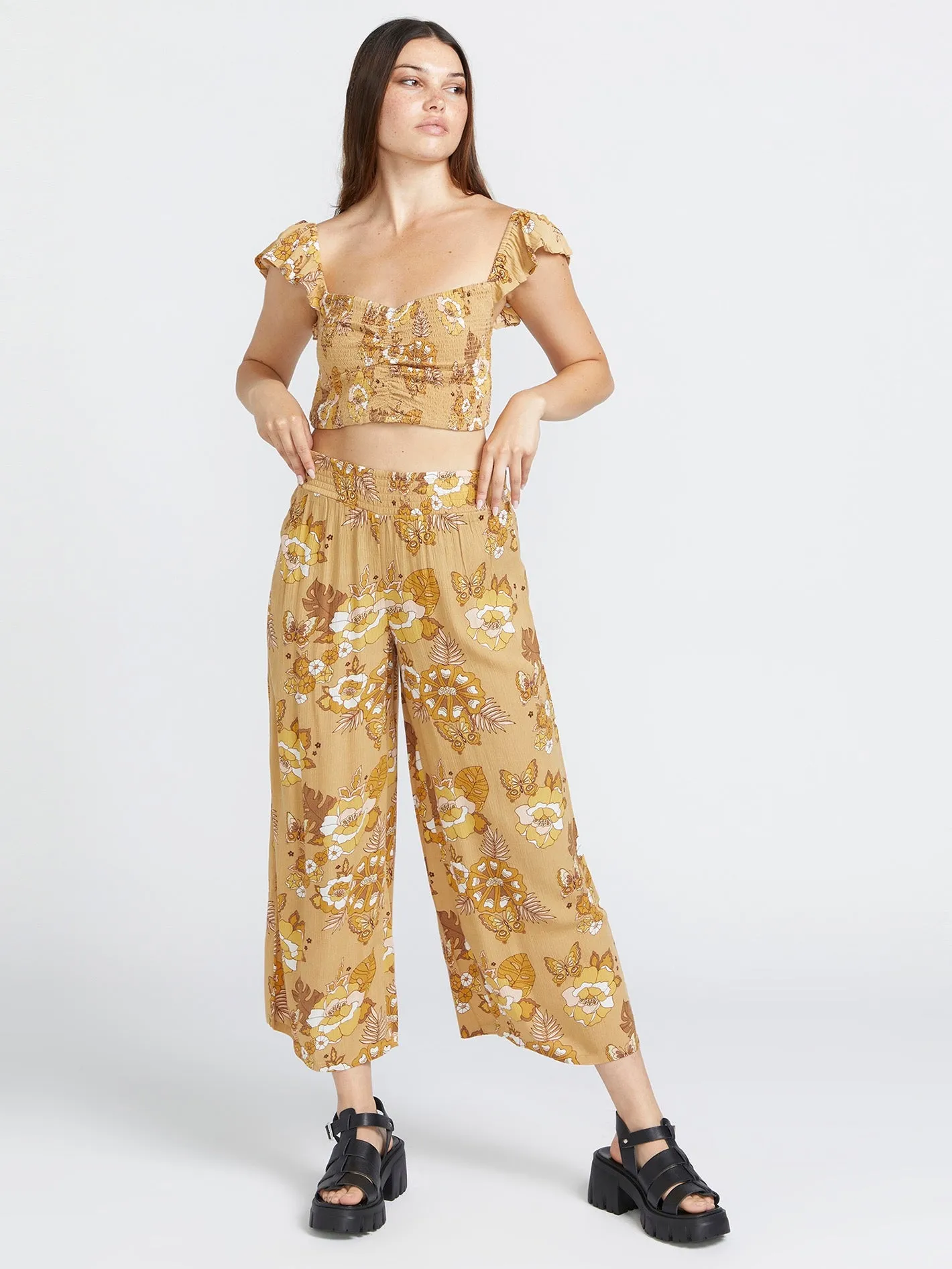 Sun Keep Cami Tank - Tropic Yellow sold by Volcom product image thumbnail 3