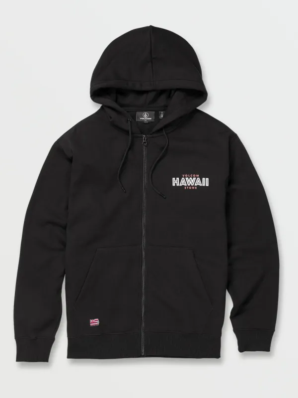 Apex Zip Fleece Hoodie - Black sold by Volcom