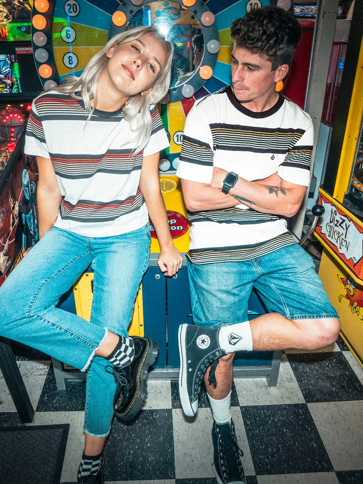 Knowstone Crew Short Sleeve Shirt - Off White sold by Volcom product image thumbnail 2