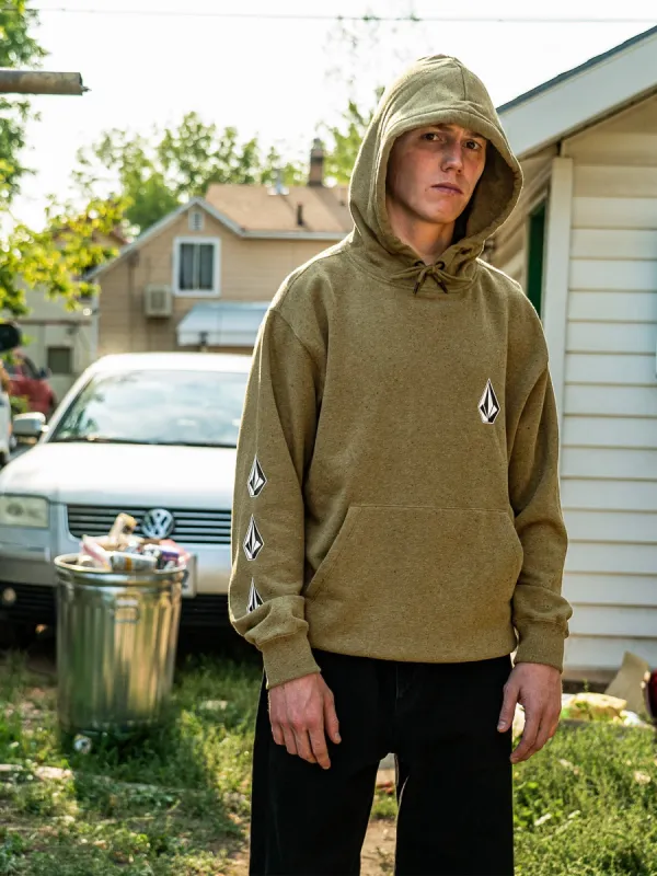 Iconic Stone Plus Pullover Hoodie - Martini Olive sold by Volcom