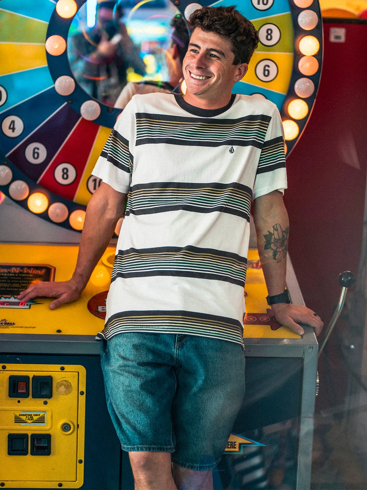 Knowstone Crew Short Sleeve Shirt - Off White sold by Volcom