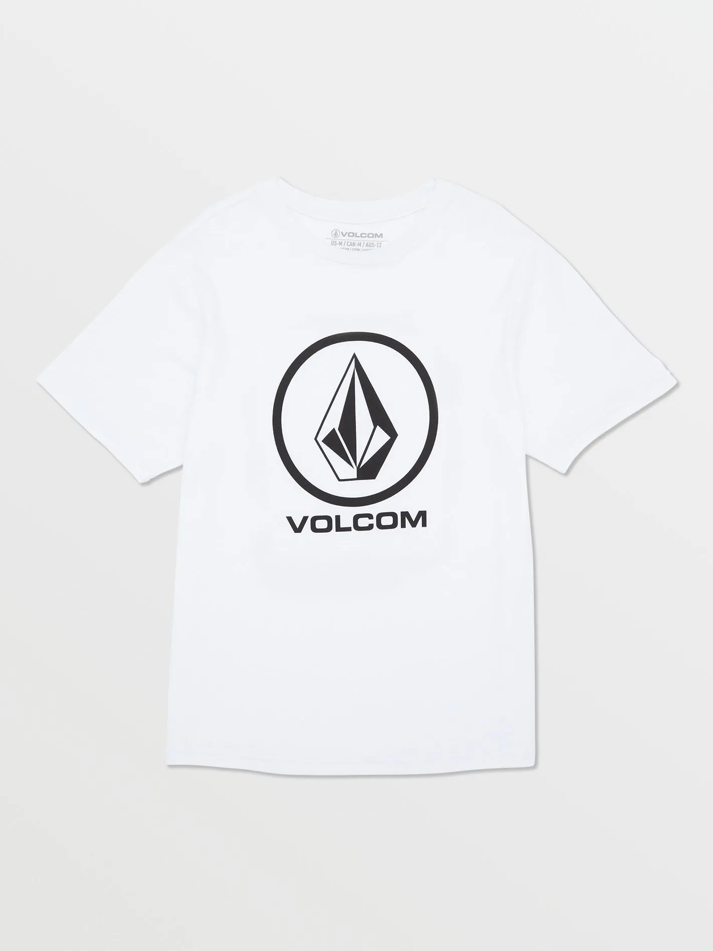 Big Boys Crisp Stone Short Sleeve Tee - White sold by Volcom