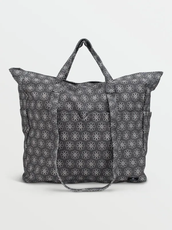 Schoolyard Canvas Tote - Black/White sold by Volcom