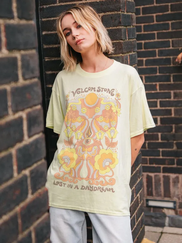 Farm to Yarn Throw Sun Keep Tee - Lemon sold by Volcom