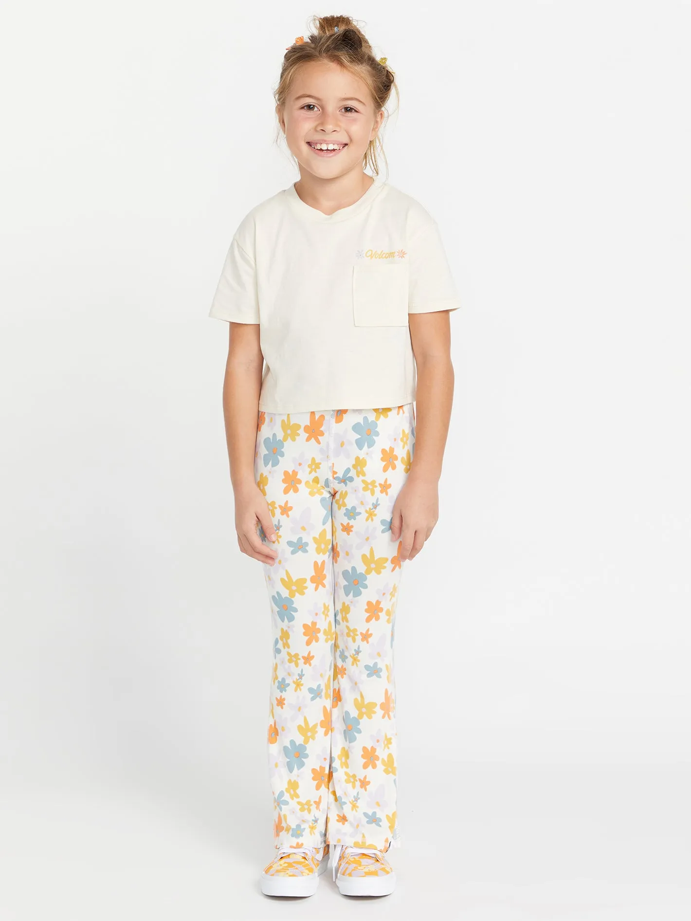 Girls Pocket Dial Tee - Cloud sold by Volcom product image thumbnail 5