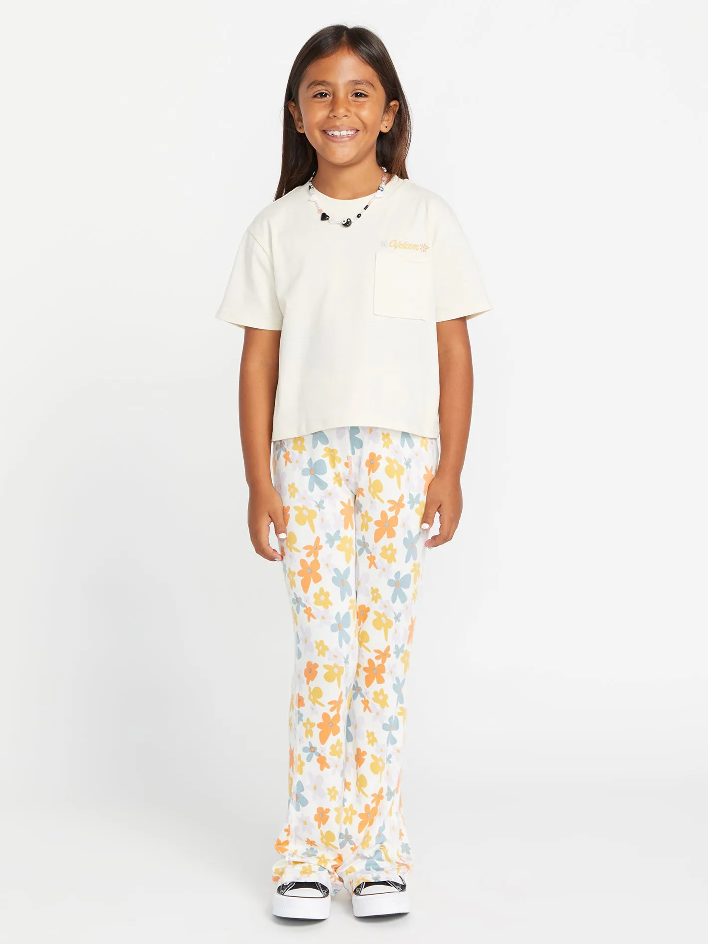 Girls Pocket Dial Tee - Cloud sold by Volcom product image thumbnail 2