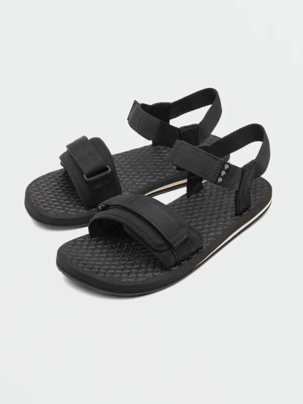 Mens V.Co Trail Sandals - Black sold by Volcom