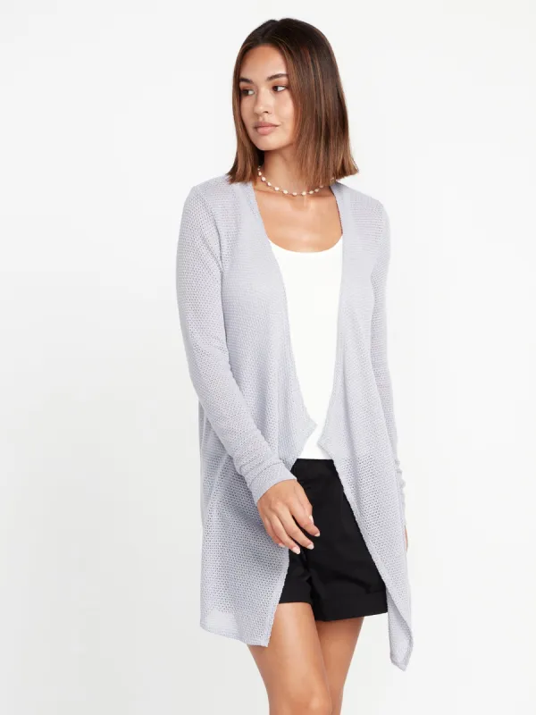 Go Go Wrap Cardigan - Moonbeam sold by Volcom