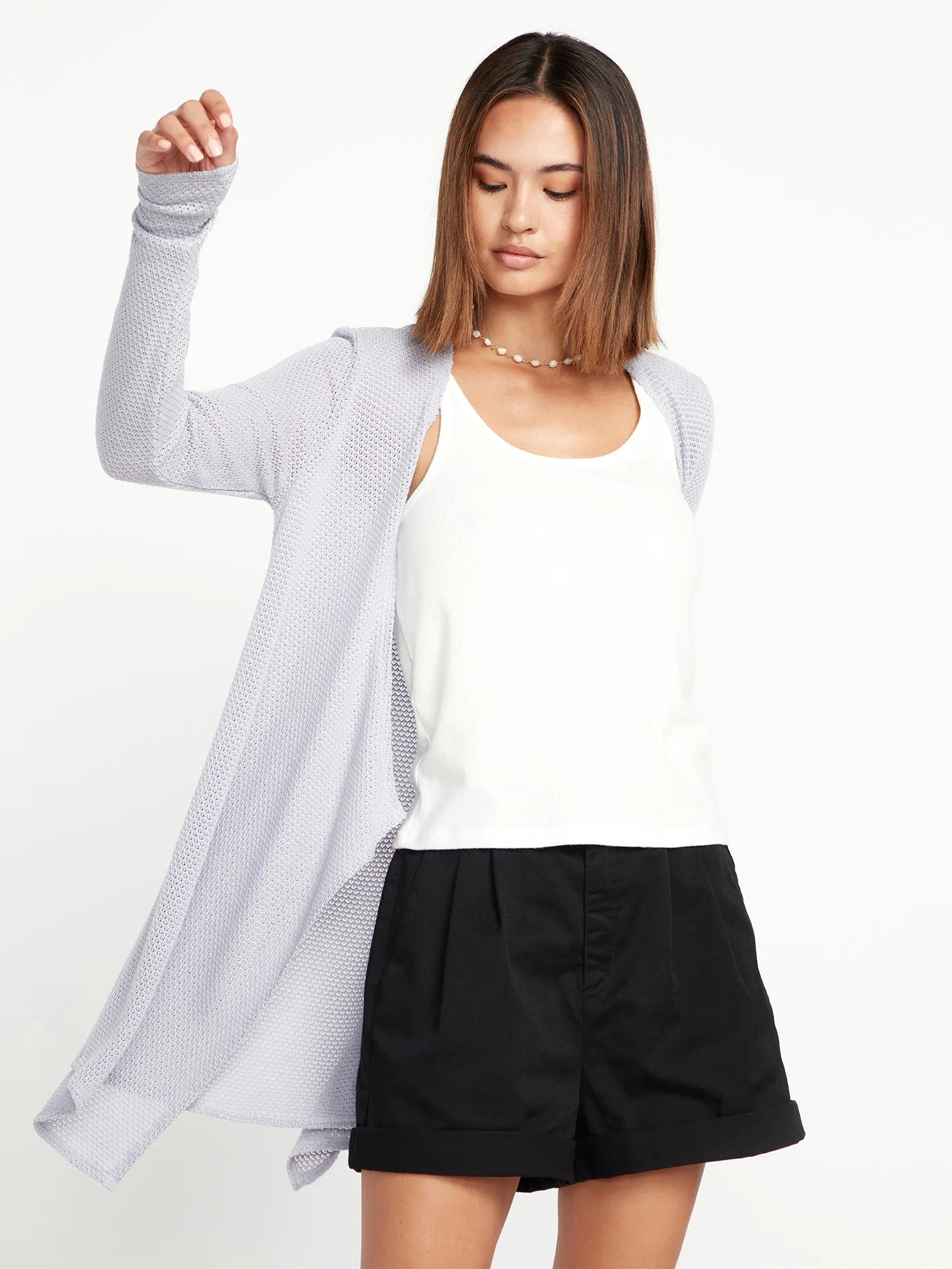 Go Go Wrap Cardigan - Moonbeam sold by Volcom product image thumbnail 2